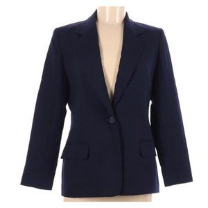 Pendleton Blazer Virgin Wool Blue Sz 8 Petite